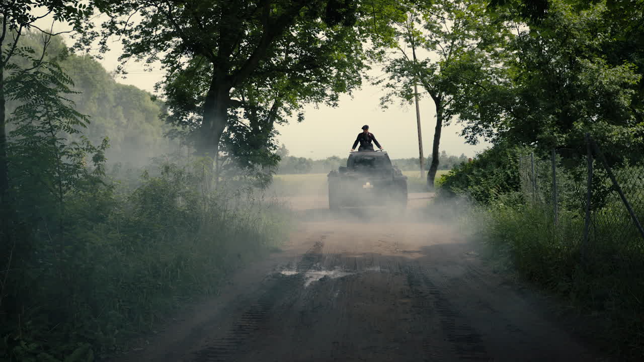 World War II Tank in a Forest