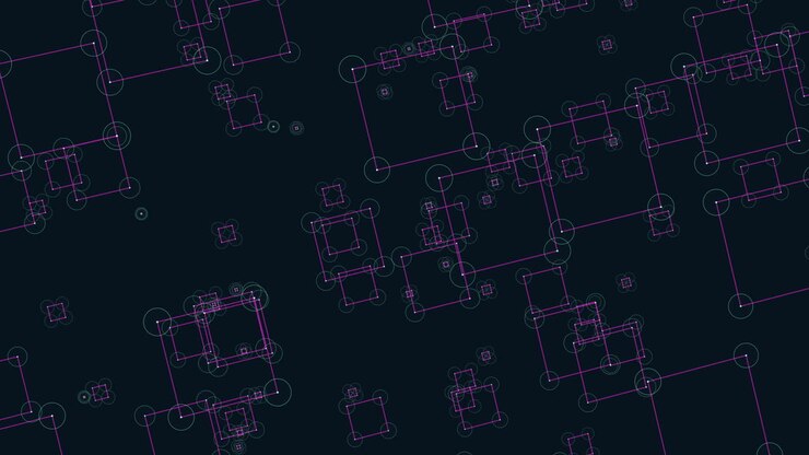 Vibrant purple and green grid pattern for web design or app element