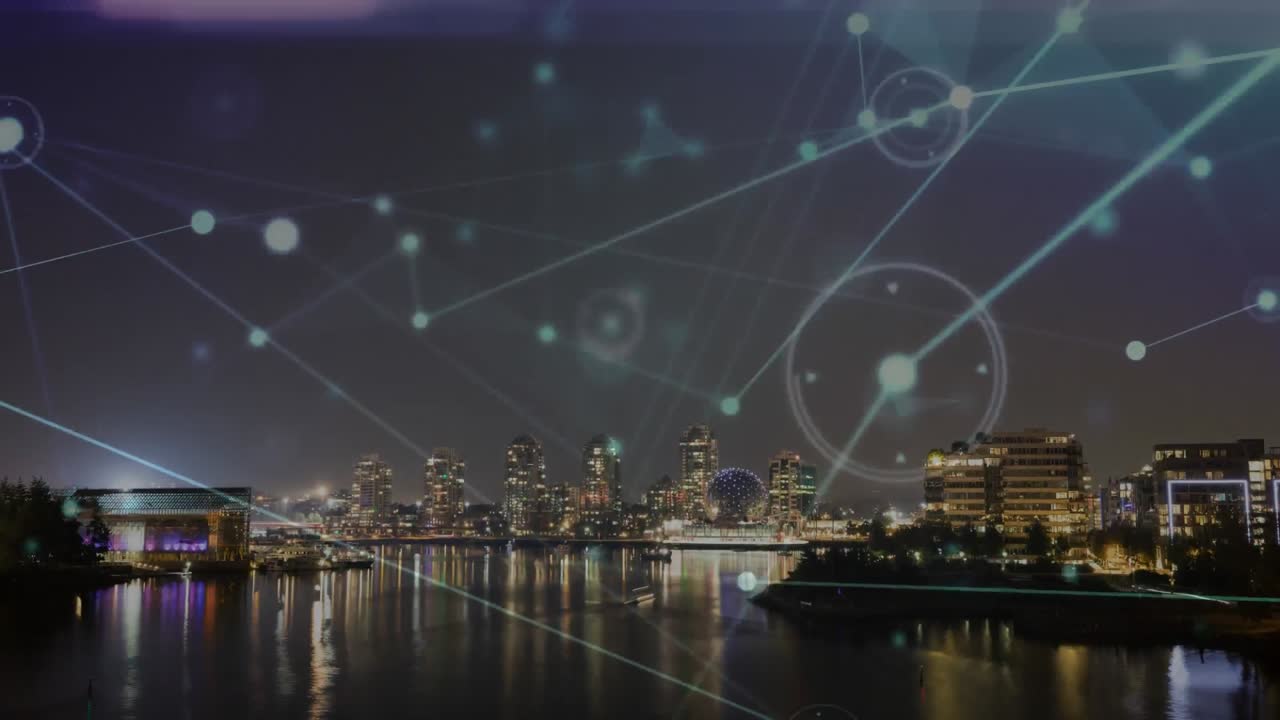 Network of connections moving