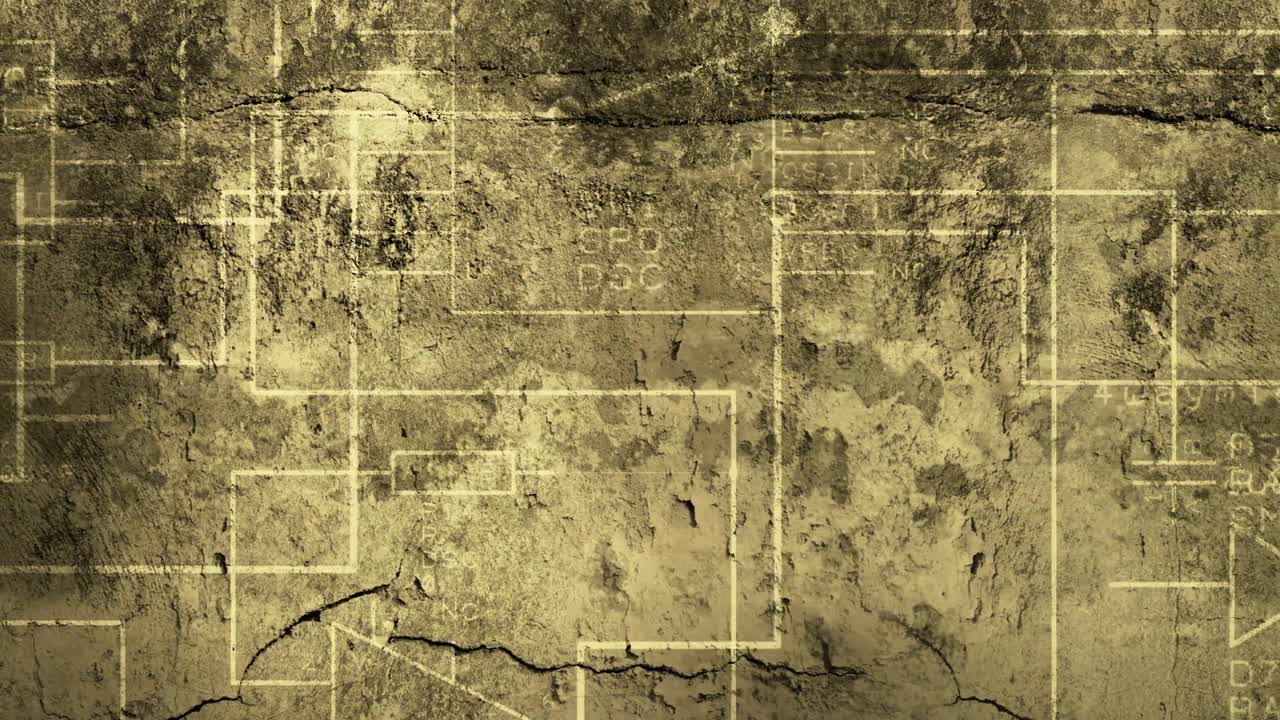 콘크리트와 돌을 기반으로 한 배경에 대한 루프 된 서두르지 않은 애니메이션 다층 컬러 텍스처