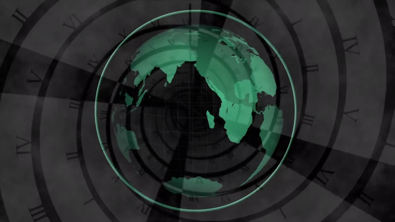 animación de la red de conexiones y durante el reloj