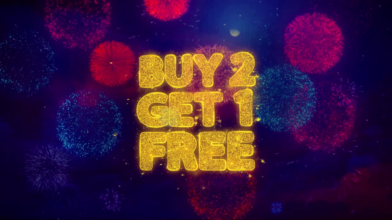 Buy 2 Get 1 Free Fireworks Sale