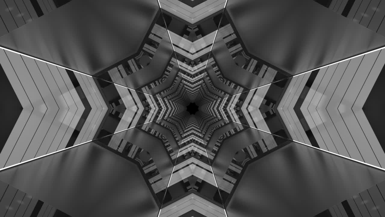 Technological Loop Elegant Corridor