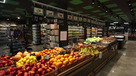 modern grocery store interior