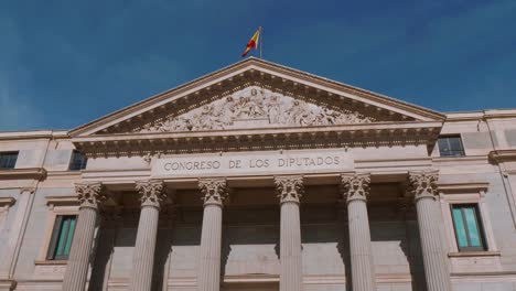 the assembly building in madrid called congreso de los disputados - parliament building