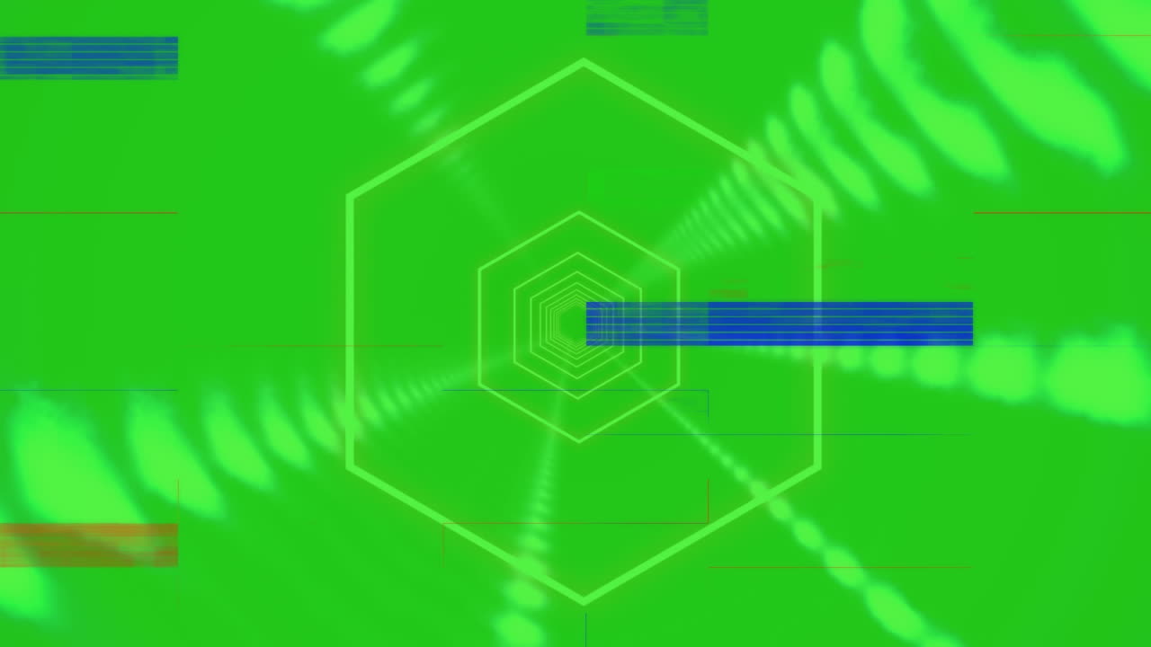 오각형 모양의 튜브를 통해 여행