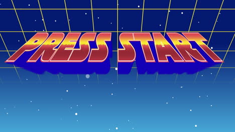 press start sign