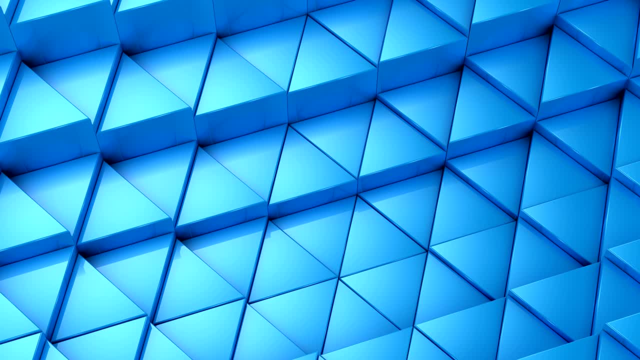 los triángulos formaron una onda