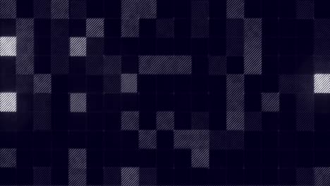 animación de una cuadrícula brillante sobre un fondo oscuro
