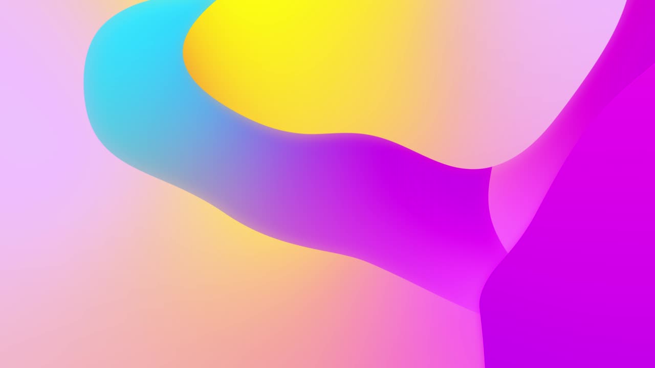 las formas 3d de fluidos abstractas, los colores líquidos de moda, el fondo de bucle.