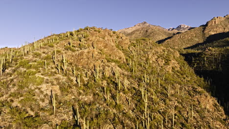 Drone-footage-flying-over-rocky-desert-landscapes-near-Tucson