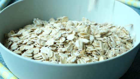 rolled oats in a bowl