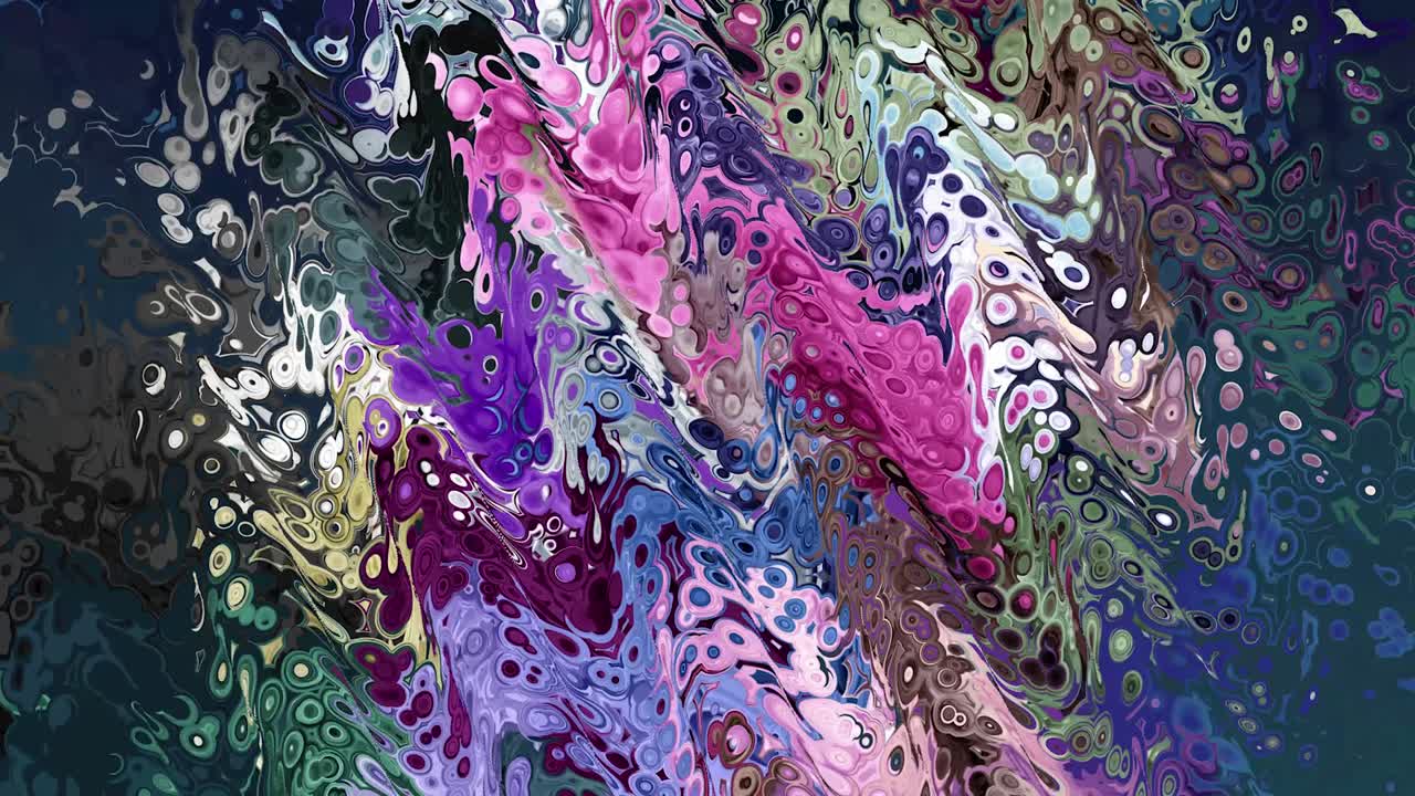 animación abstracta, fondo líquido, hermosa película de pintura digital, película de fondo abstracta. animación de gradiente holográfico.