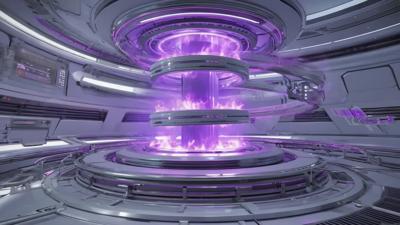 Futuristic Energy Core Reactor