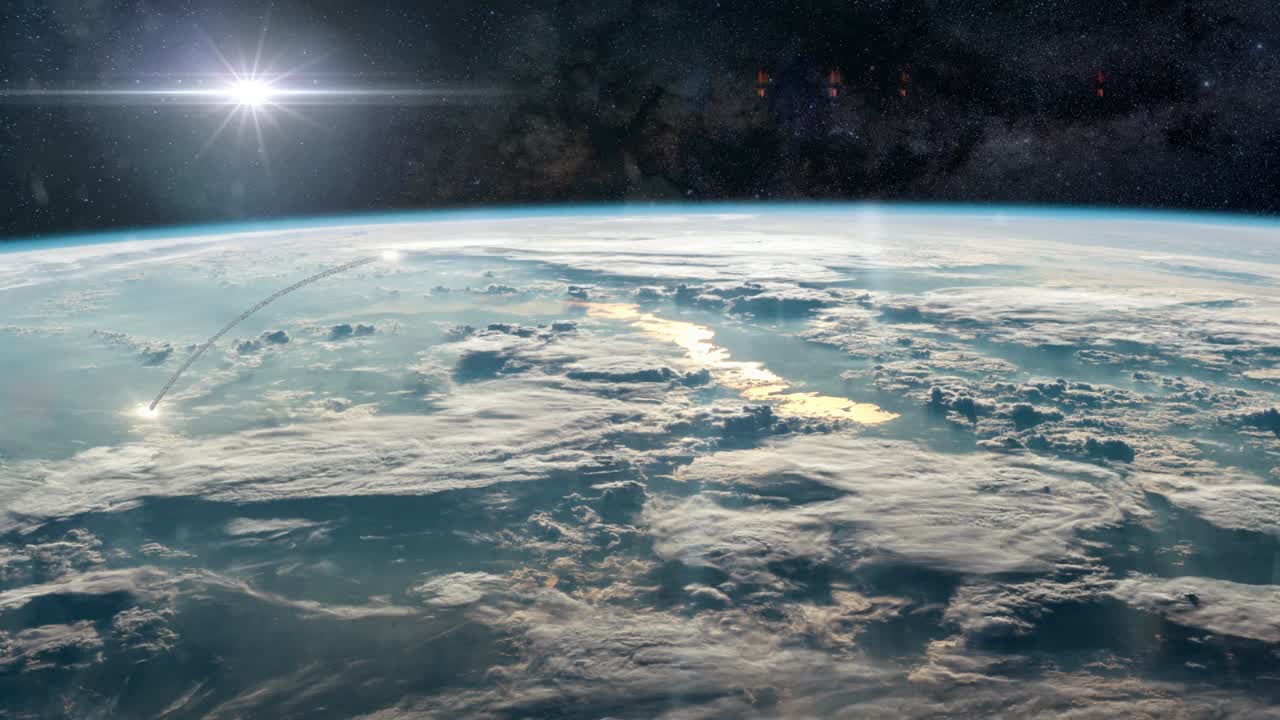 Premium stock video - Weapon of mass destruction launching into the air ...