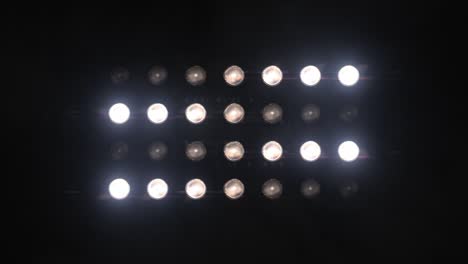 floodlights flashing white looped animations 7x4 lights wall