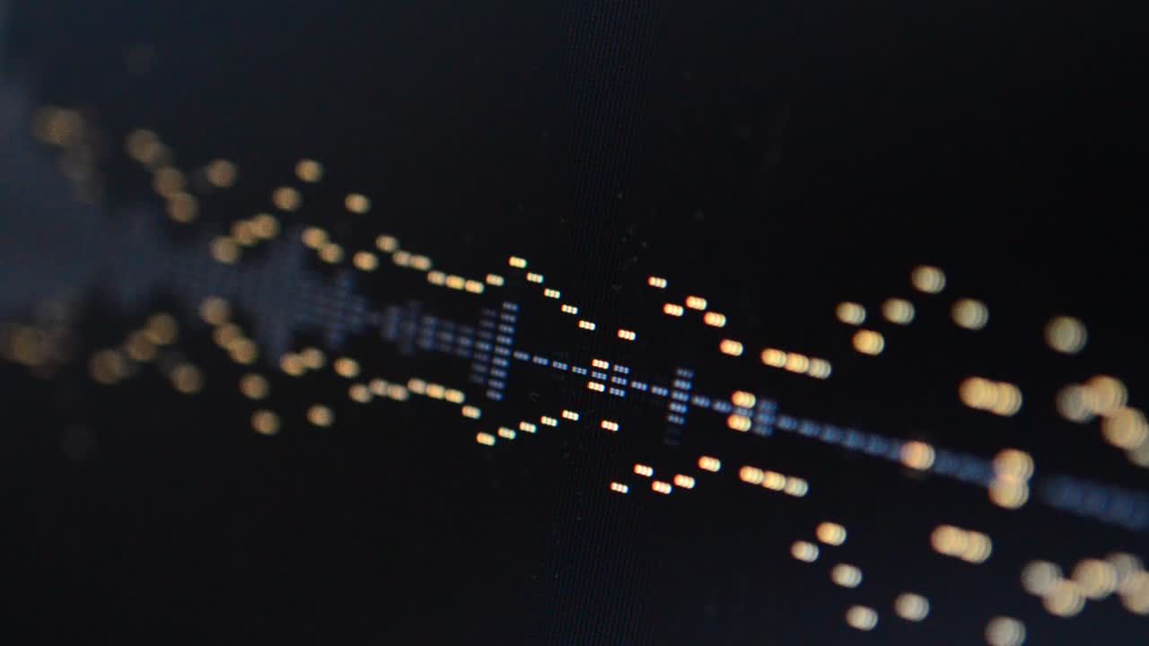 Musical rhythm. Rhythm on a black background