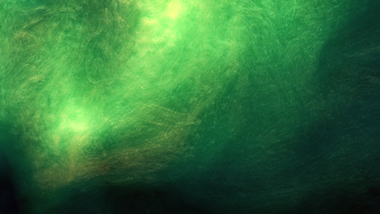 flux de vapeur abstrait mouvement de brume brillant vert teal