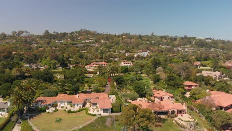 Aerial-views-of-the-shore-and-the-coast-near-Santa-Barbara-in-Ventura-County,-California