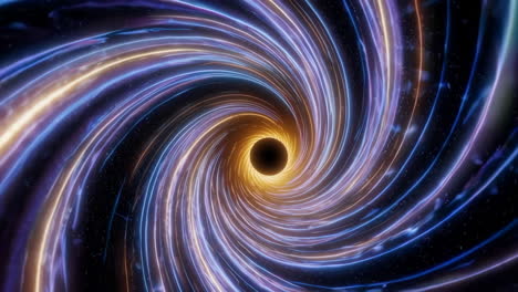 agujero de gusano abstracto en el espacio