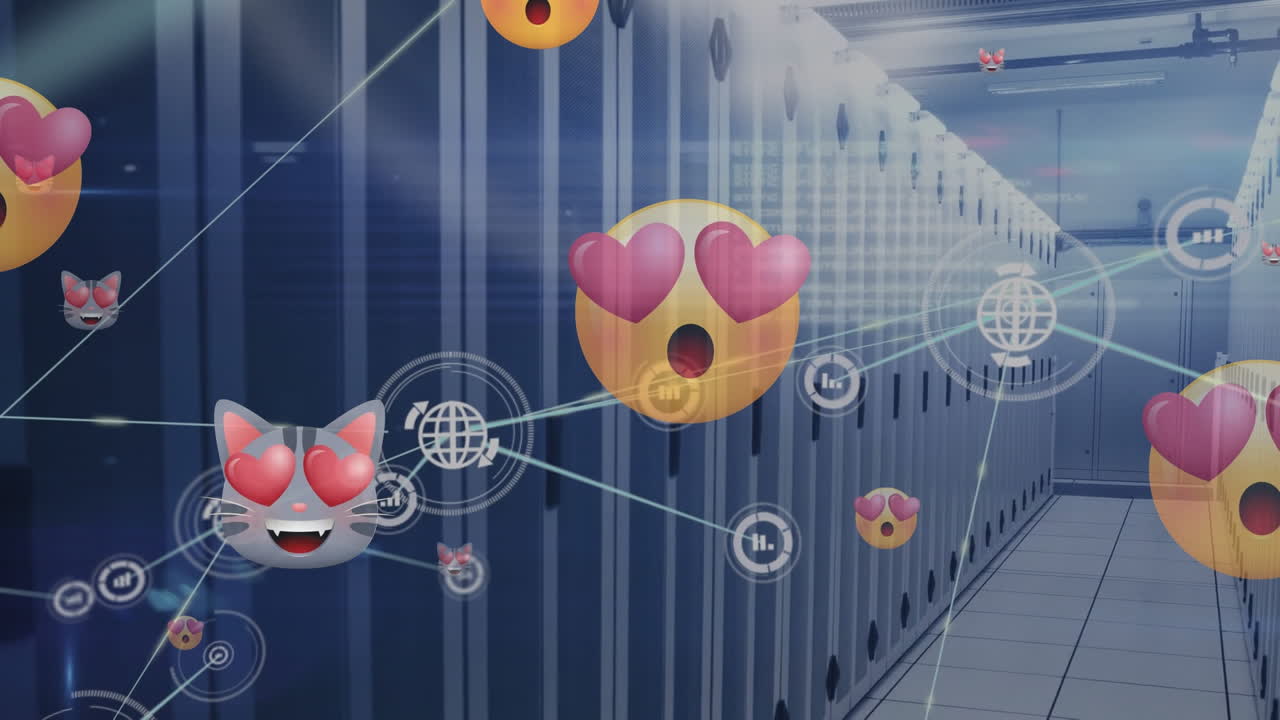 서버  ⁇ 에서 이모지 아이콘의 애니메이션