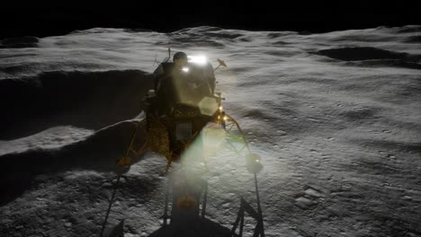 lunar landing mission on the moon