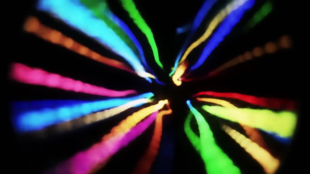 Abstract Colorful Radial Motion