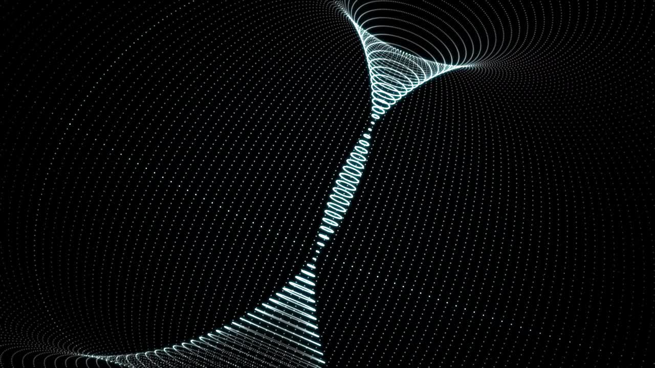 arte digitale astratta tunnel vortice