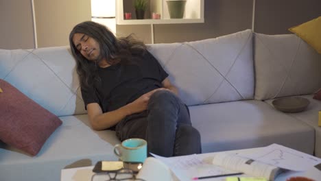 el perezoso está durmiendo.