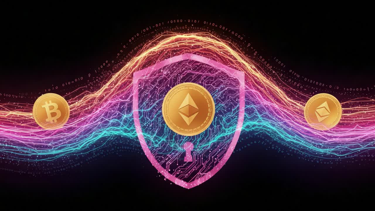 Cryptocurrency Security: A Visual Exploration of Digital Assets with Blockchain Technology, Bitcoin, Ethereum, and Advanced Protection Mechanisms in Focus
