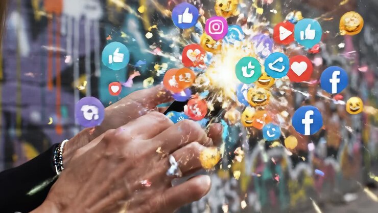 Social Media and Technology Concept