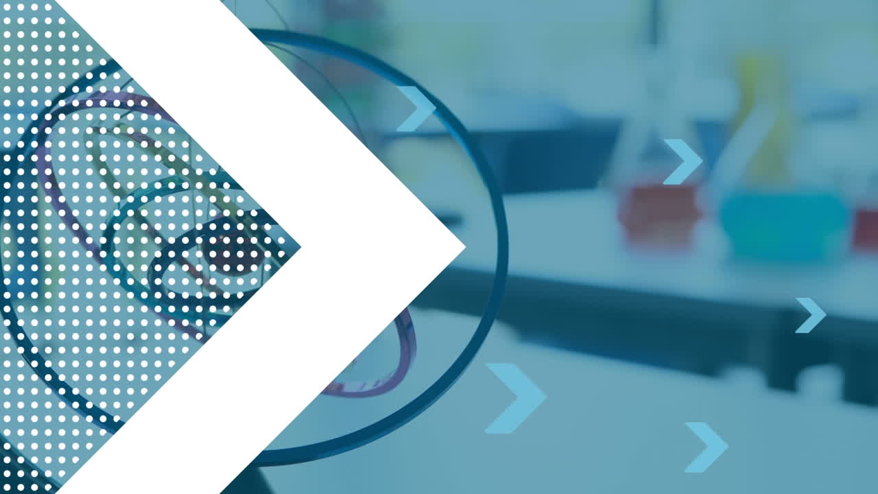 formas geométricas abstractas contra el primer plano del modelo de esfera armilar en el laboratorio