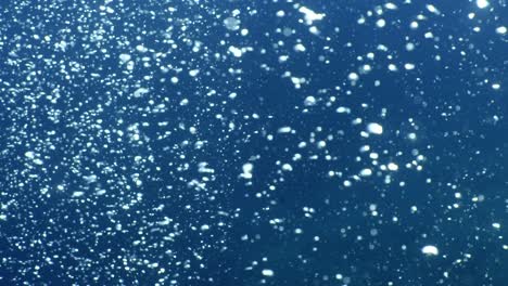 underwater close to surface with the sky view ocean scenery sun beams sun rays and air bubbles slow relaxing ocean backgrounds