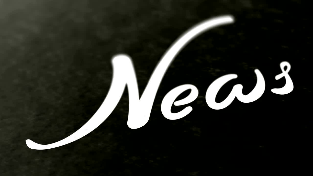 Notizie sulla pagina. Filmato in loop con risoluzione 4K.