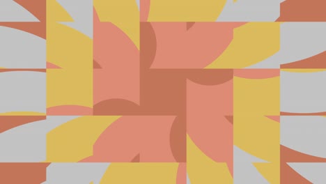 abstract tiles in trendy multicolor palette variation. seamless animation with basic shapes. simple geometric motion graphic background
