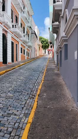 old city street view