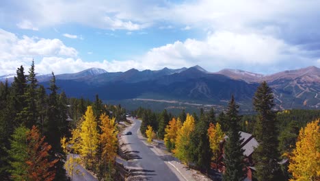 fall in the mountains of breckenridge, colorado