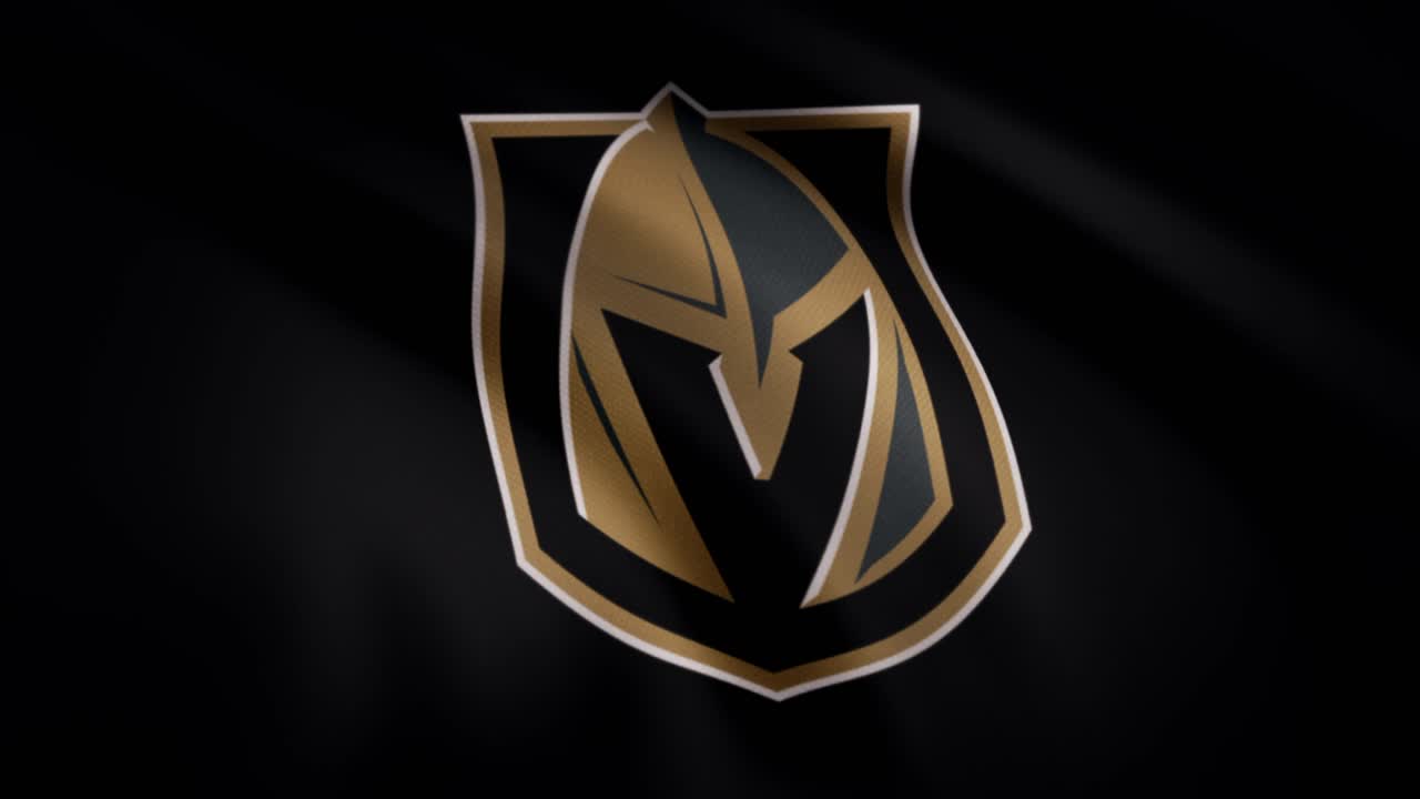 Vegas Golden Knights Logo on a Flag