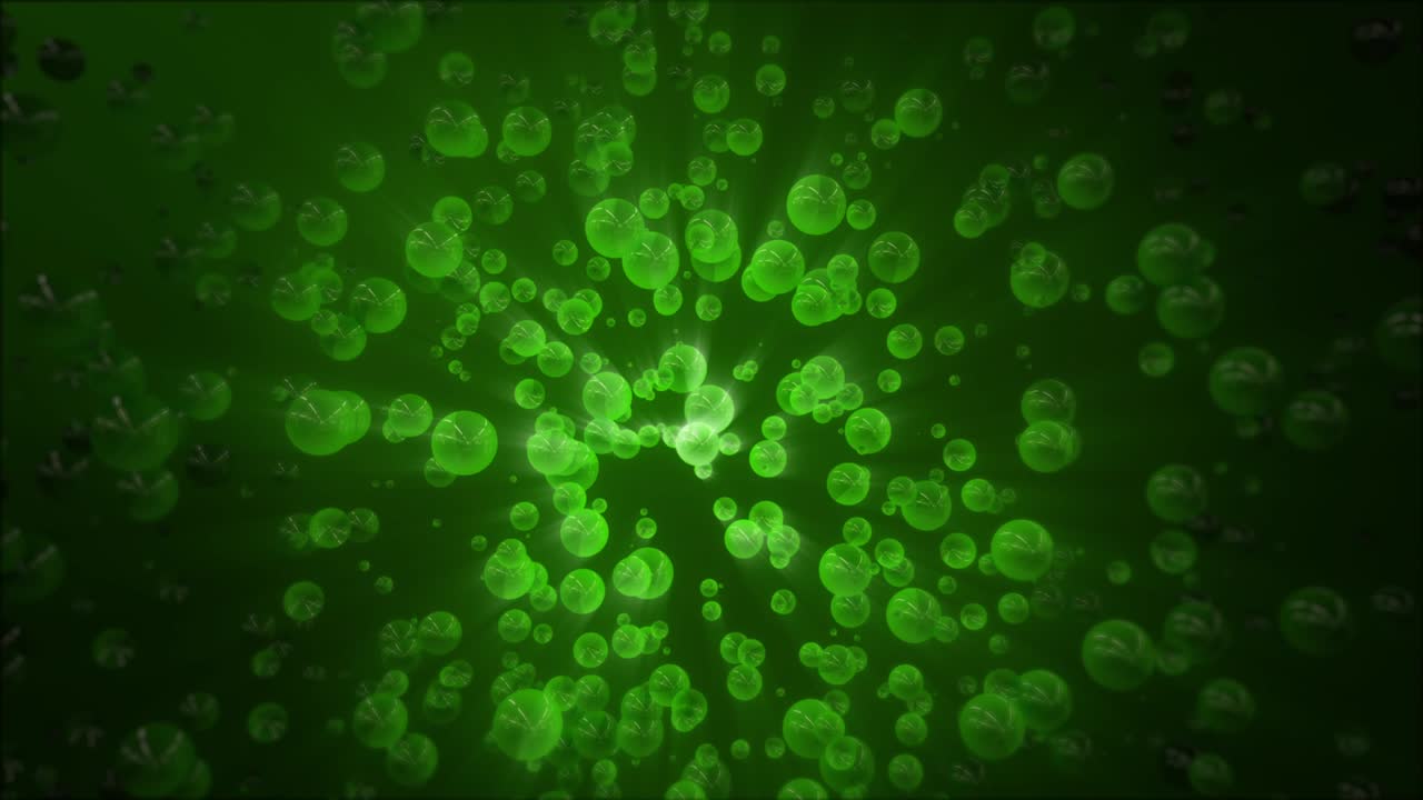 유리 공 빛 반사 배경