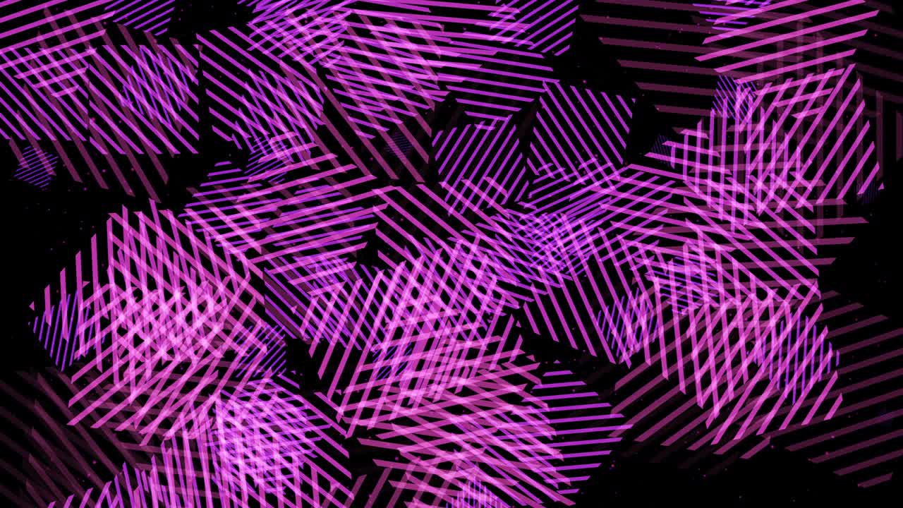 4K Sliced Square Shapes, Loopable Background, Black Color Background