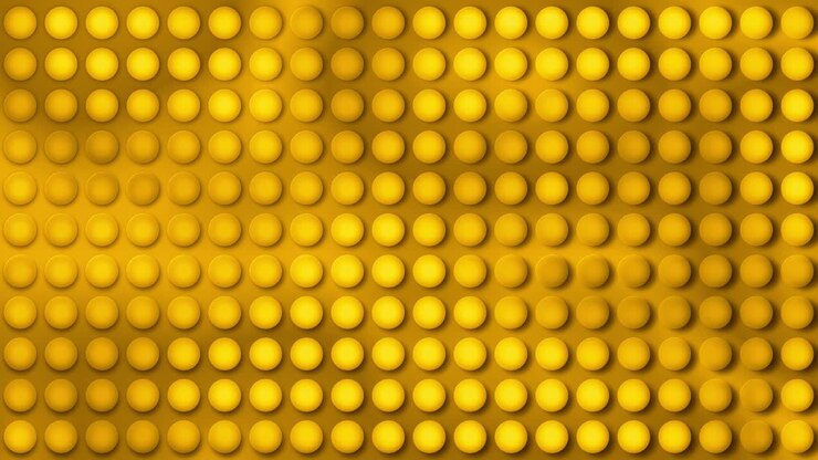 Animación de una cuadrícula de luz amarilla con intensidad cambiante sobre un fondo abstracto que se altera.