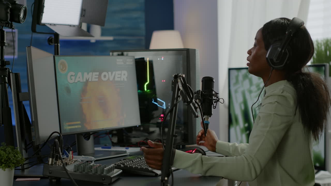 retrospectiva de la transmisión de deportes afroamericanos perdiendo la competencia virtual