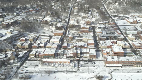 El-Centro-De-Stillwater-Minnesota-En-Un-Fresco-Día-De-Invierno