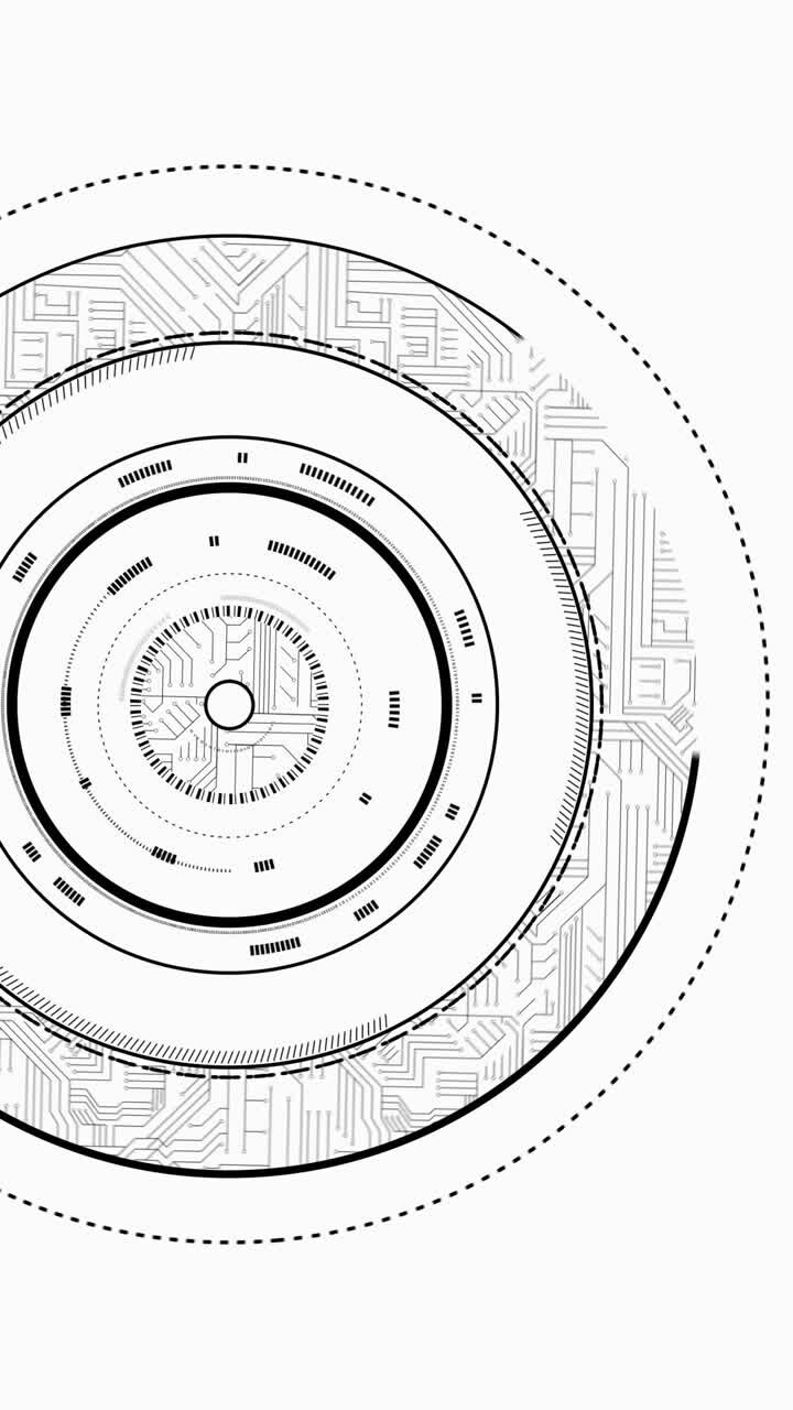 Black dial interface