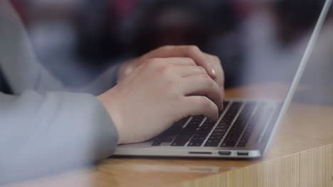 Print text on laptop. Remote work