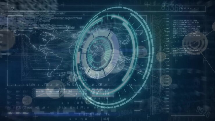 Animation af forskelligartet databehandling over verdenskort