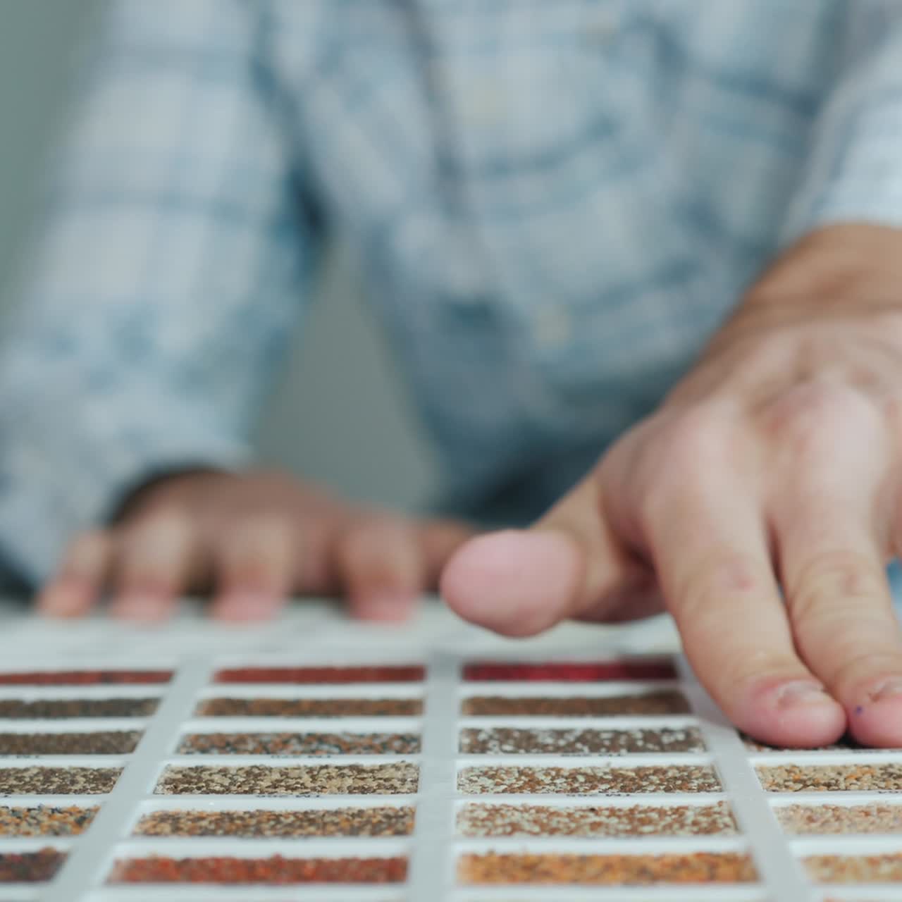 The Designer Selects The Material Of The Finish By Catalog With Samples