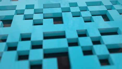 los bloques de píxeles de fondo de la pantalla de juego 3d de plástico visualización digital voxel