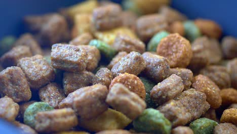 dog food kibble close-up