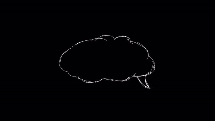 burbuja de habla garabateada 13